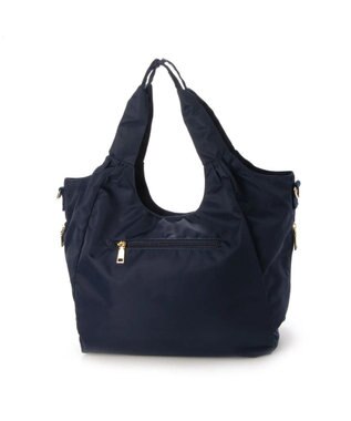 UNBILLION cachecache ナイロンマルチポケット2wayトート ネイビー