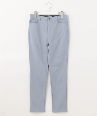 UNFILO 【洗える】撥水ハイストレッチパンツ スカイブルー