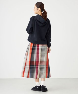 SHARE PARK LADIES 【UVカット・吸水速乾・ストレッチ・軽量・アンチピリング 】ダンボールフードパーカー（S・Mサイズ） ブラック系