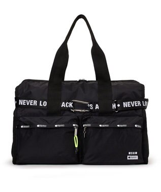 LeSportsac MSGM CARGO DUFFEL/ダッフルブラック ダッフルブラック