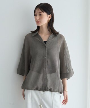 YECCA VECCA 2wayスクエアリブタンクトップ Black