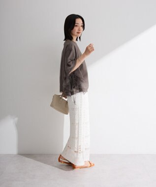 Green Parks ＳＥＴ２点チュール＋半袖ＴＥＥ Charcoal Gray