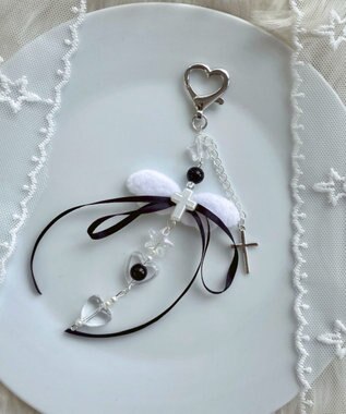 WEGO エンジェルビーズキーホルダー 柄6