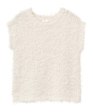 Green Parks ・ｓｗｉｎｇ　ｂｙ　チュールヤーンプルオーバー Ivory