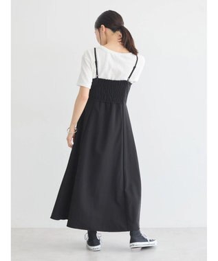 earth music&ecology プリーツジャンドレ Black