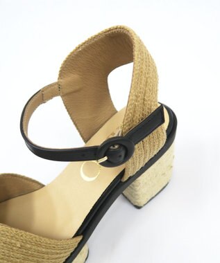 gaimo 【GAIMO/ガイモ】ラフィアクロスサンダル/MARIEVA ベージュ