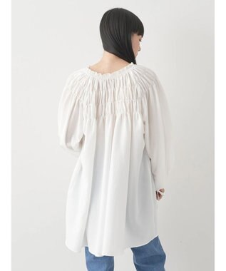 earth music&ecology シャーリングチュニック Off White