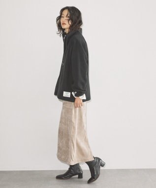 AMERICAN HOLIC Discus フリースハーフジッププルオーバー Black