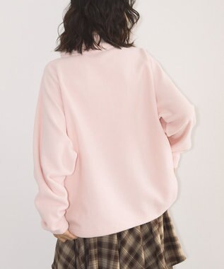 AMERICAN HOLIC Discus フリースハーフジッププルオーバー Pink