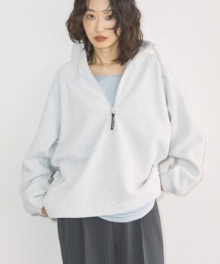 AMERICAN HOLIC Discus フリースハーフジッププルオーバー Oatmeal