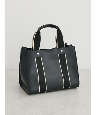 Green Parks ・Ｃｕーｓｈｕｔ　テープスクエアトート Black