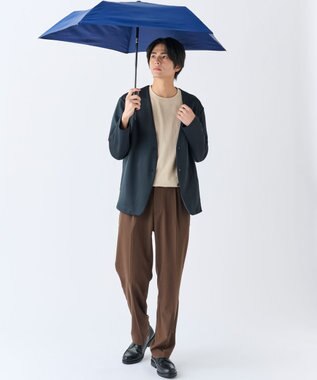 MOONBAT 【超撥水/自動開閉】フロータス(FLO(A)TUS) 折りたたみ傘 無地 UV 60cm ディープブルー