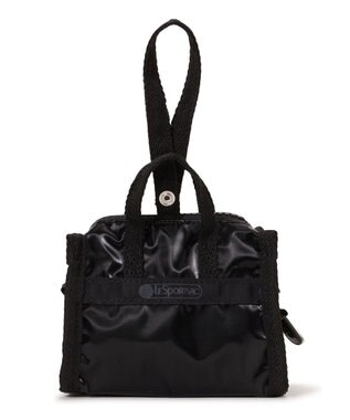 LeSportsac MICRO WEEKENDER CHARM/ブラックシャイン ブラックシャイン