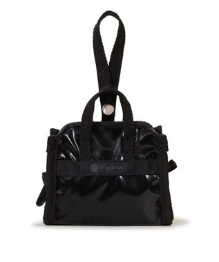 LeSportsac MICRO WEEKENDER CHARM/ブラックシャイン ブラックシャイン