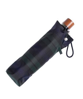 槇田商店 Makita Trad Black Watch 折りたたみ傘 紺