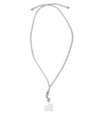 WEGO シート付きロープストラップ シルバー