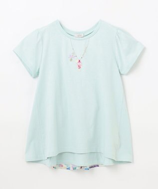 ANY KIDS 接触冷感 しろくま バックシャン Tシャツ ミント×フルーツ