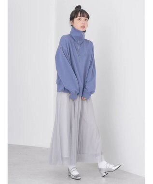 earth music&ecology チュールスカート Gray