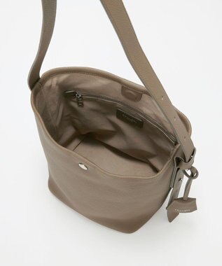 TOPKAPI 【Breath TOPKAPI】ELAN エラン シュリンクレザー ワンショルダーバッグ グレージュ