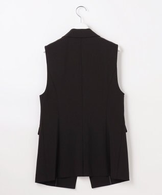 ANY SIS L セレモニーダブルクロス ジレ ブラック