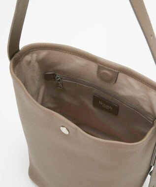 TOPKAPI 【Breath TOPKAPI】ELAN エラン シュリンクレザー ワンショルダーバッグ グレージュ