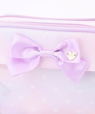 ANY KIDS クリアポケットショルダーバッグ レインボー