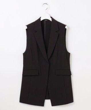 ANY SIS L セレモニーダブルクロス ジレ ブラック