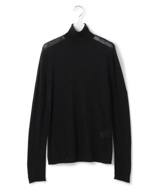 23区 【GOLD LABEL】シアータートルネック ニット ブラック系