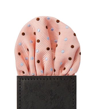 MIKI HOUSE HOT BISCUITS 【ミキハウス】 ドット柄ネクタイ(ポケットチーフ付) ピンク