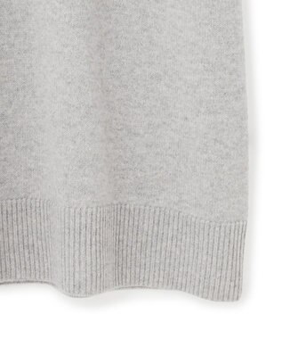 23区 S 【洗える】カシミヤブレンド ニットワンピース ライトグレー系