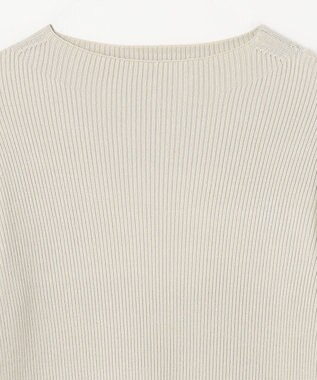 ANY 【洗濯機可】ボトルネック リブニット オイスター