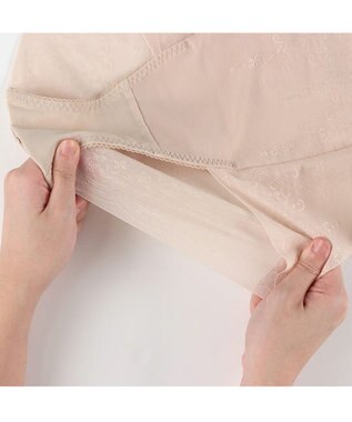 WACOAL ショーツ 補整ショーツ おなかとヒップをサポート ぴったりフィット ムレにくい(本体) はきこみ丈ふかめ レディース PPG110 /ワコール ベージュ