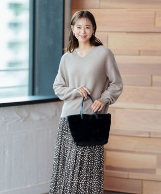 ANY 【洗える】ダルメシアンスカート ブラック系5