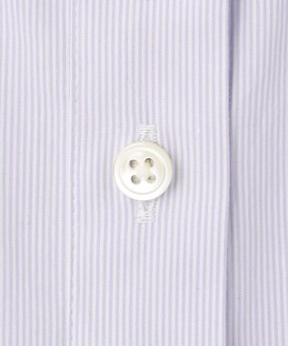 J.PRESS LADIES L 【洗える】 BEZ VEGA フリル ストライプ ブラウス ふじ色系1