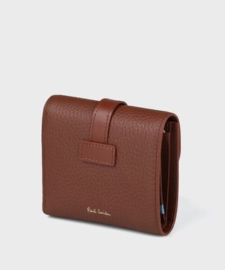 Paul Smith ベルトストラップ 2つ折り財布 ブラウン