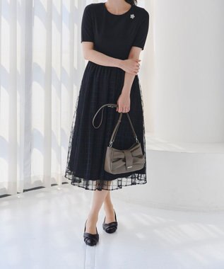 Tiaclasse 【安田美沙子さん/小倉優子さん着用】捻りデザインパンプス ブラック