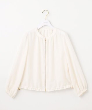 ANY SIS 【接触冷感】シアー ブルゾン オフ