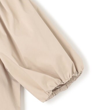 23区 L 【一部店舗限定/洗える】ハイカウントウェザーストレッチ パフスリーブ ブラウス ベージュ系