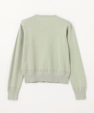 組曲 KIDS 【150-160㎝】クラシック カーディガン ミント系