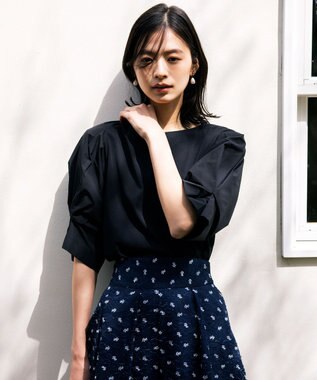 組曲 ディヴェールプリント スカート ネイビー系5