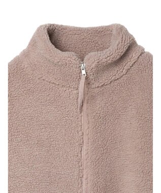 Green Parks スタンドカラーボアブルゾン Mocha