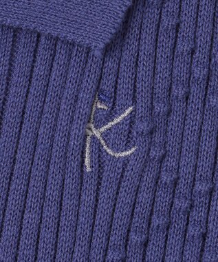 組曲 KIDS 【150-160㎝】千鳥ドッキング ワンピース ダルブルー系