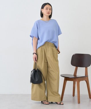 AMERICAN HOLIC サッカーコクーンブラウス Sax