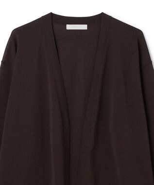 UNFILO MENS アラエルエアリーシアーカーデ ブラウン