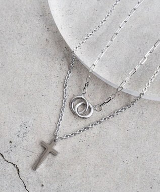 WEGO M2連モチーフネックレス