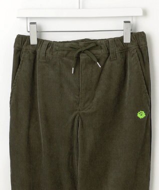 PW CIRCULUS 【MEN】サイドライン コーデュロイパンツ カーキ系