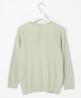 J.PRESS LADIES 【洗える】 PRINCESS クルーネック ニット ライトグリーン系