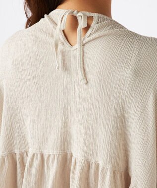 OP／FILA 【Ocean Pacific】ティアードトップス＋ショートパンツ付き 4点セット アイボリー