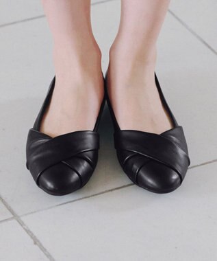 Tiaclasse 【安田美沙子さん/小倉優子さん着用】捻りデザインパンプス ブラック