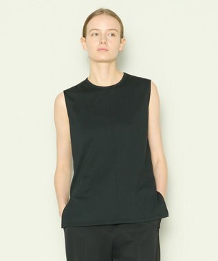 JOSEPH 【洗える】ロイヤルコットン　ラウンドネックカットソー Black